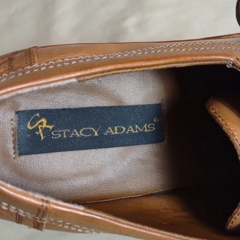 Stacy Adams Tan Lace Up Oxfords Size: 11